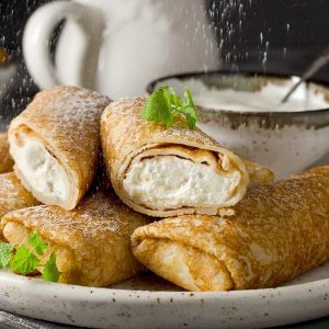 Блинчики с творогом, 4шт